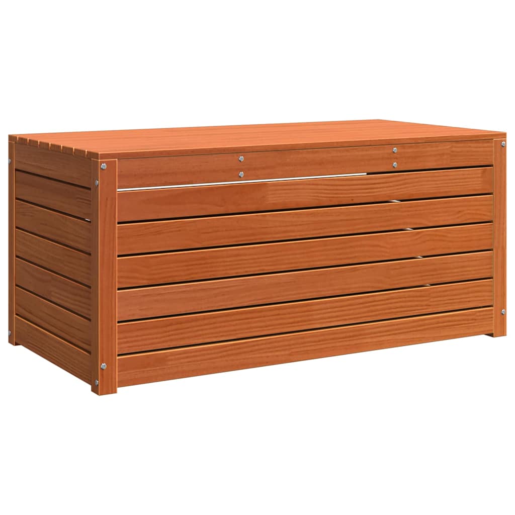 Garden Storage Box with Storage Wax brown 101 x 50.5 x 46.5 cm