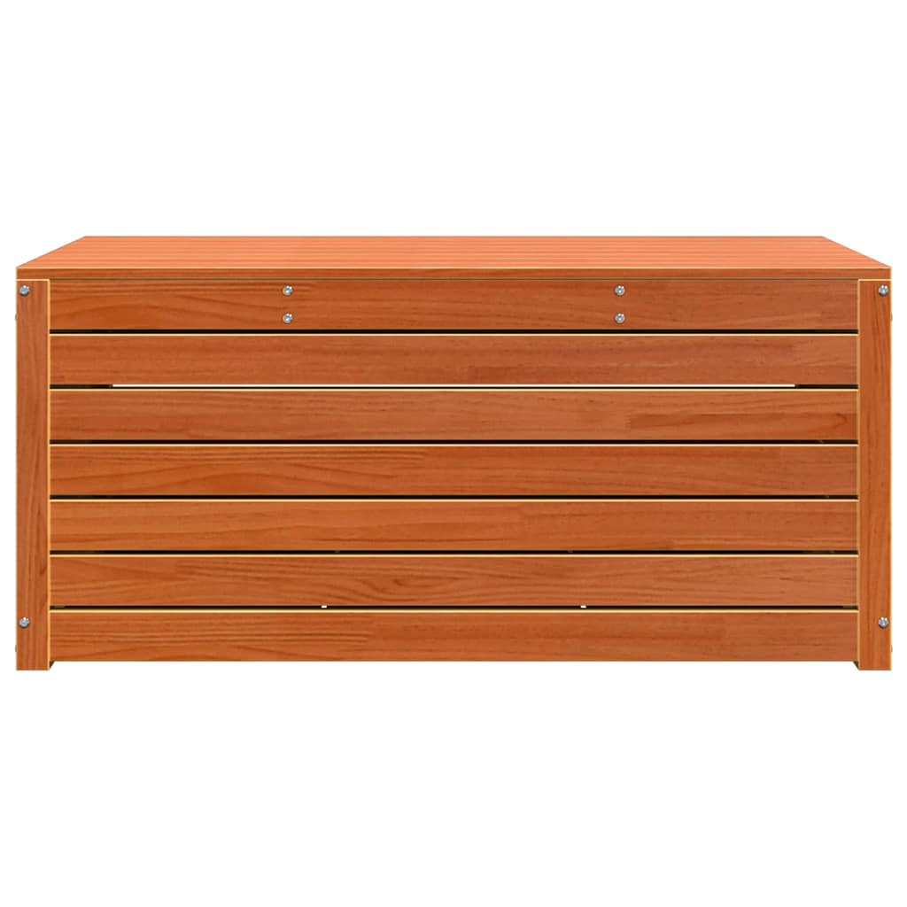 Garden Storage Box with Storage Wax brown 101 x 50.5 x 46.5 cm