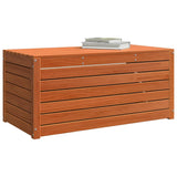 Garden Storage Box with Storage Wax brown 101 x 50.5 x 46.5 cm