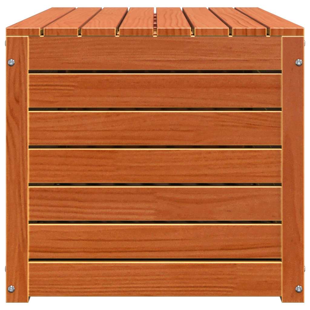 Garden Storage Box with Storage Wax brown 101 x 50.5 x 46.5 cm