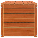 Garden Storage Box with Storage Wax brown 101 x 50.5 x 46.5 cm