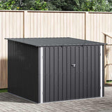 Bike Shed 3 pcs Anthracite 215 x 206 x 157 cm Metal