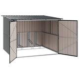 Bike Shed 3 pcs Anthracite 215 x 206 x 157 cm Metal
