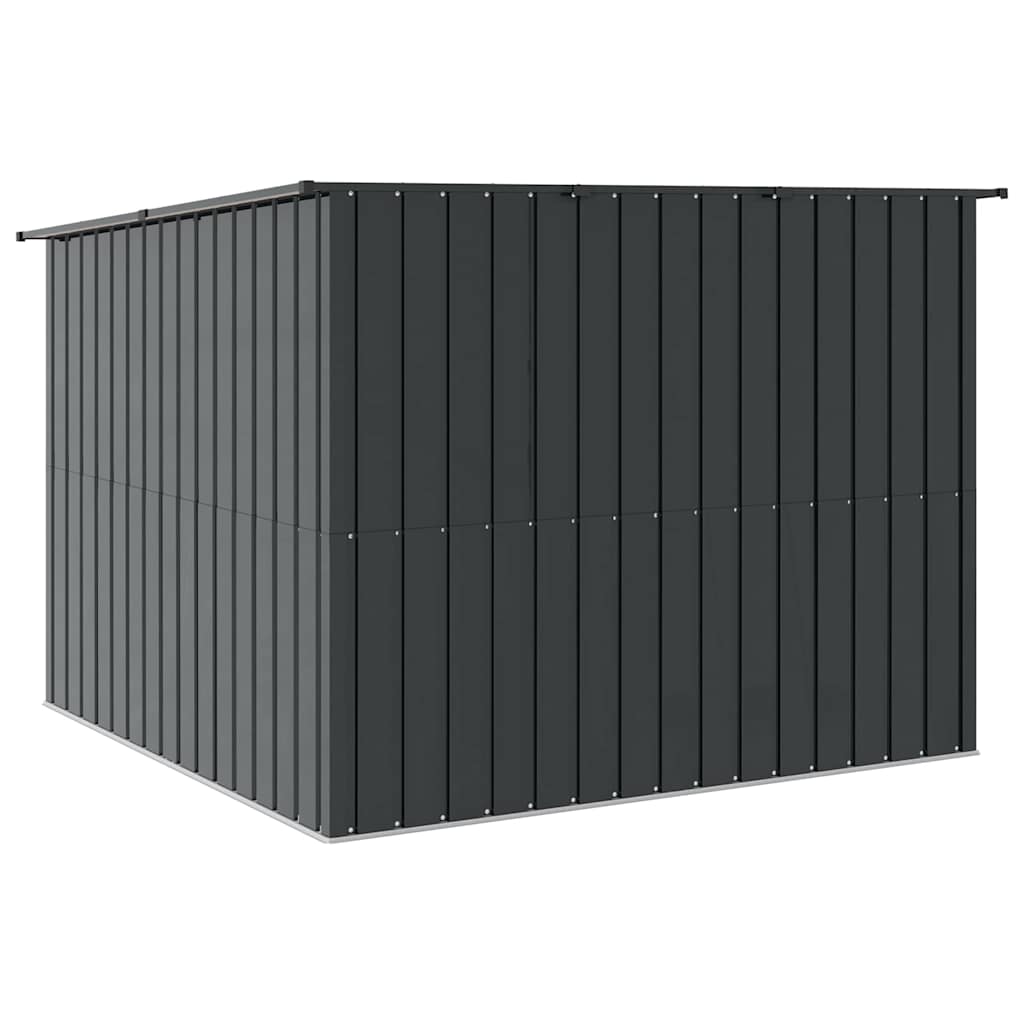 Bike Shed 3 pcs Anthracite 215 x 206 x 157 cm Metal