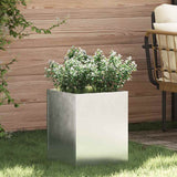 Garden Planter Silver Galvanised steel