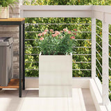 Garden Planter Silver Galvanised steel