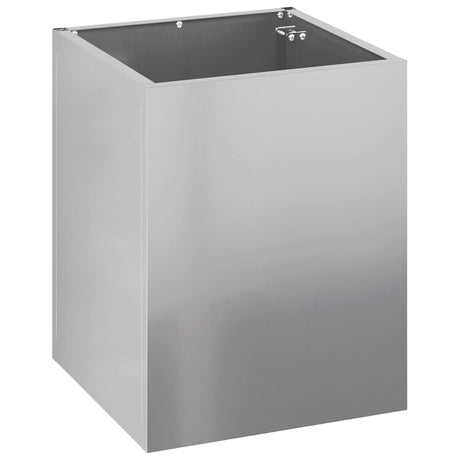 Garden Planter Silver Galvanised steel