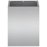 Garden Planter Silver Galvanised steel