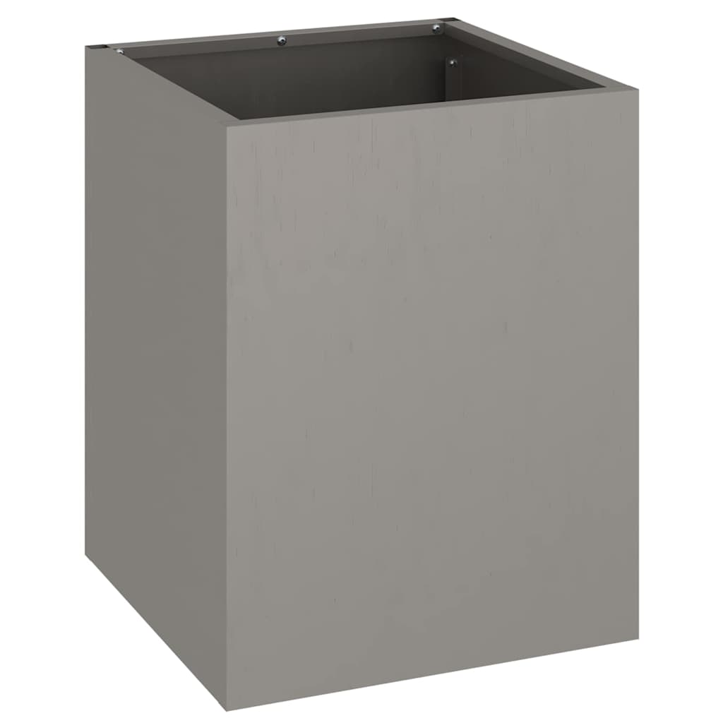 Garden Planter Brown 32 x 32 x 40 cm Weathered steel
