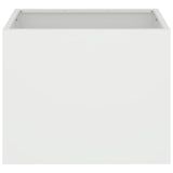 Garden Planter White 50 x 32 x 40 cm Cold-rolled steel
