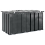 Garden Storage Box Black 101 x 56.5 x 50 cm Steel