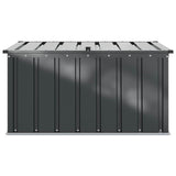 Garden Storage Box Black 101 x 56.5 x 50 cm Steel