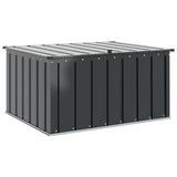 Garden Storage Box Black 101 x 82 x 50 cm Steel