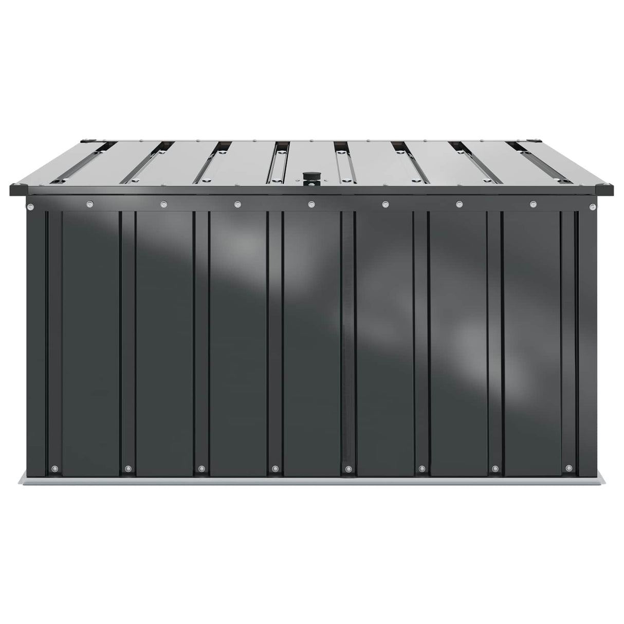 Garden Storage Box Black 101 x 82 x 50 cm Steel