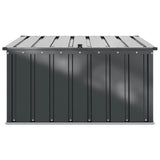 Garden Storage Box Black 101 x 82 x 50 cm Steel