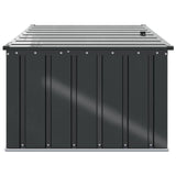 Garden Storage Box Black 101 x 82 x 50 cm Steel