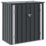 Garden Storage Box Black 101.5 x 57 x 100.5 cm Steel