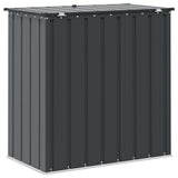 Garden Storage Box Black 101.5 x 57 x 100.5 cm Steel