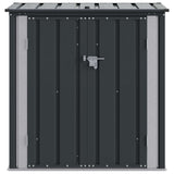 Garden Storage Box Black 101.5 x 57 x 100.5 cm Steel