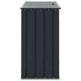 Garden Storage Box Black 101.5 x 57 x 100.5 cm Steel