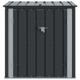 Garden Storage Box Black 101.5 x 82 x 100 cm Steel