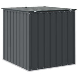 Garden Storage Box Black 101.5 x 107 x 100 cm Steel