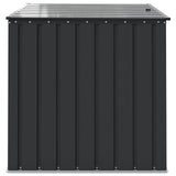 Garden Storage Box Black 101.5 x 107 x 100 cm Steel