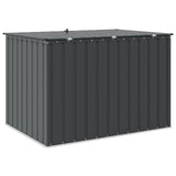Garden Storage Box Black 151.5 x 107 x 100 cm Steel