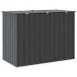 Garden Storage Box Black 151.5 x 82 x 110.5 cm Steel