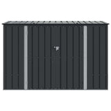 Garden Storage Box Black 214 x 82 x 132 cm Steel