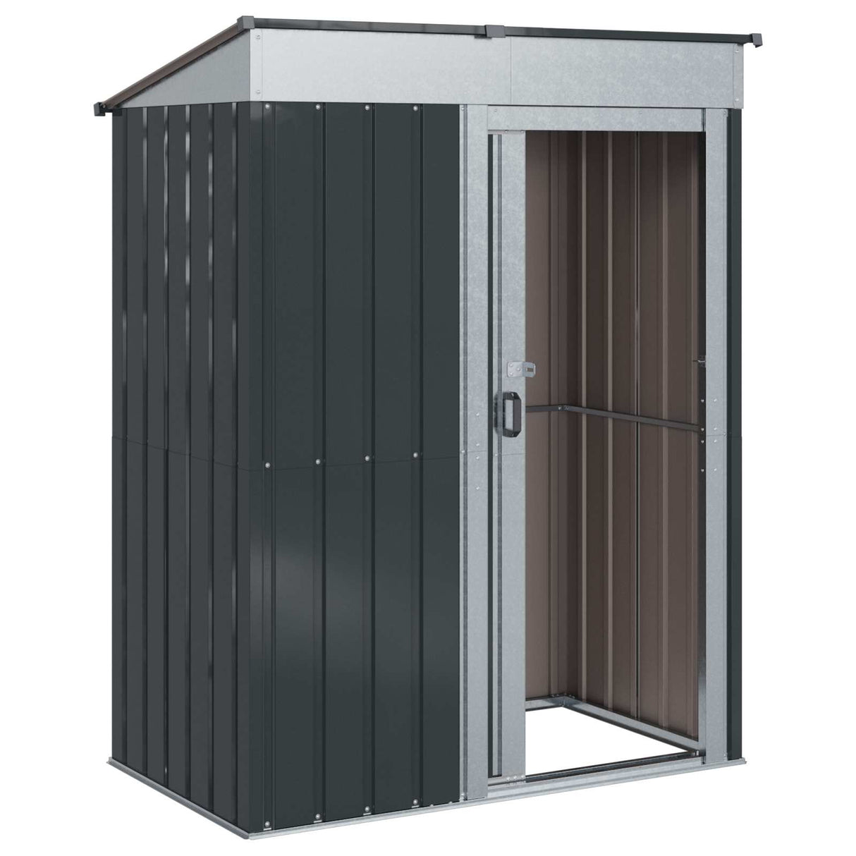 Garden Sheds Anthracite 137 x 81 x 180 cm Metal