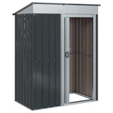 Garden Sheds Anthracite 137 x 81 x 180 cm Metal