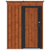 Garden Sheds Brown 137 x 81 x 180 cm Metal