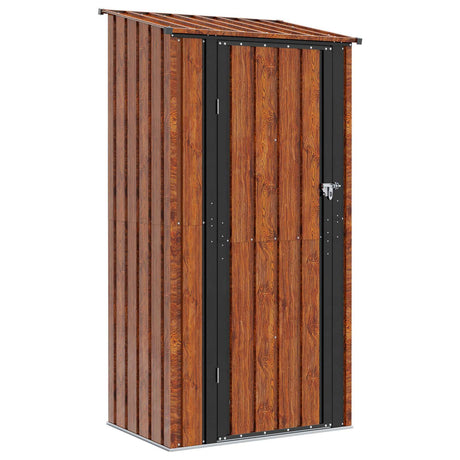 Garden Sheds Brown 103 x 74 x 200 cm Metal
