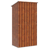 Garden Sheds Brown 103 x 74 x 200 cm Metal