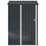 Garden Sheds Anthracite 140.5 x 74 x 200 cm Metal