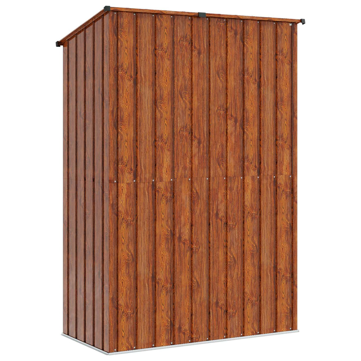 Garden Sheds Brown 140.5 x 74 x 200 cm Metal