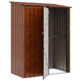 Garden Sheds Brown 153.5 x 86 x 200 cm Metal