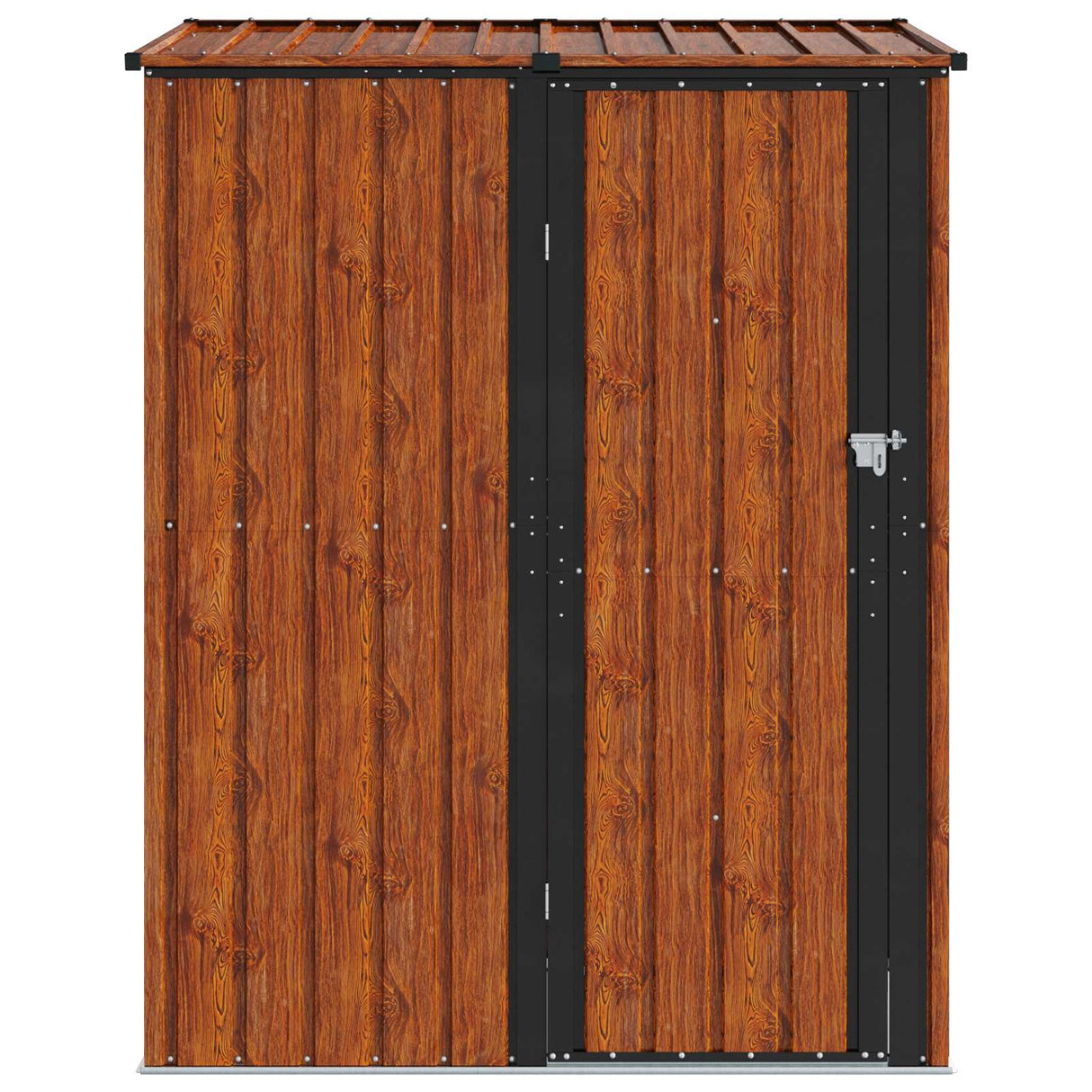 Garden Sheds Brown 153.5 x 86 x 200 cm Metal