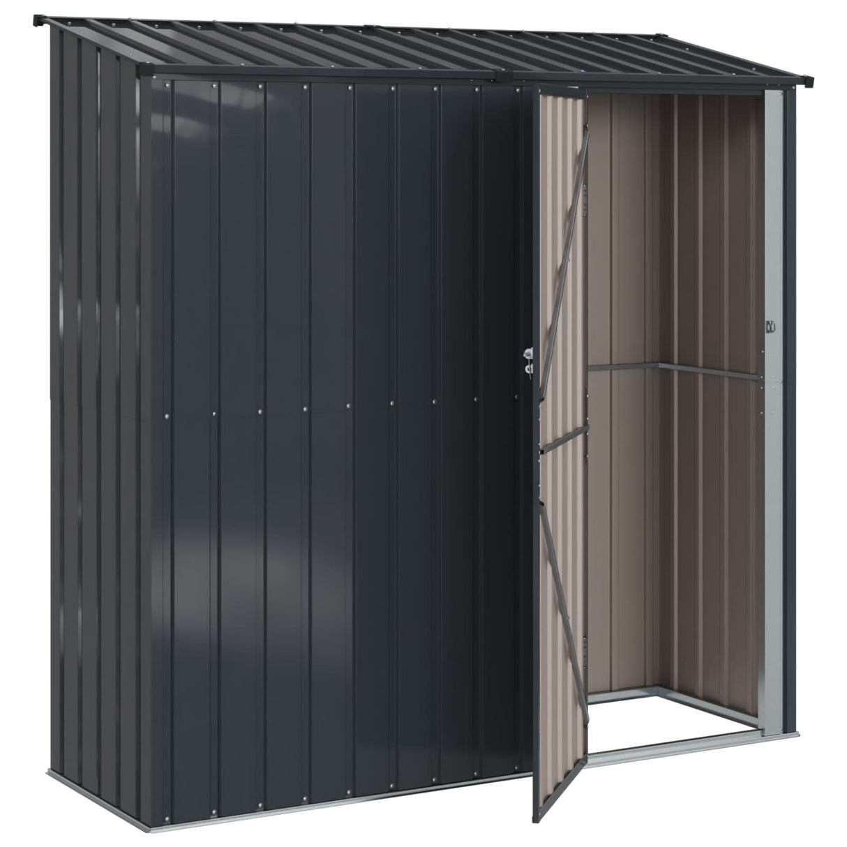 Garden Sheds Anthracite 203.5 x 73 x 200 cm Metal