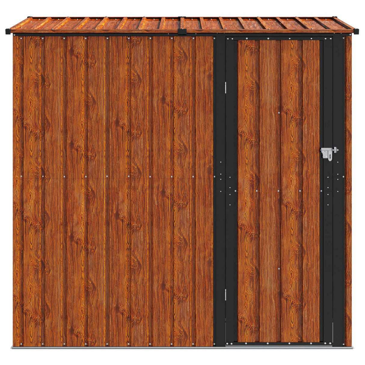 Garden Sheds Brown 203.5 x 73 x 200 cm Metal