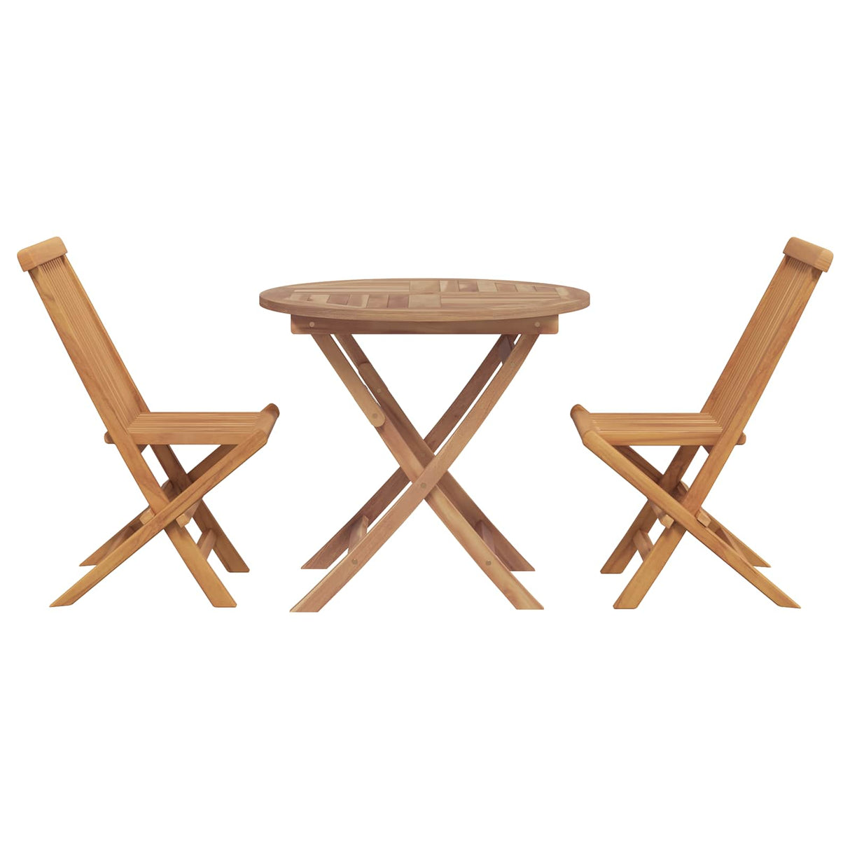 Garden Dining Set 3 pcs Brown Solid Acacia Wood