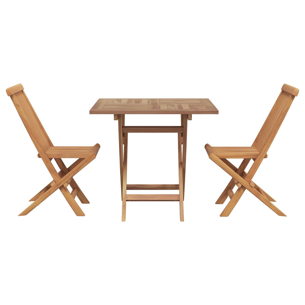 Garden Dining Set 3 pcs Brown Solid Acacia Wood