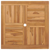 Garden Dining Set 2 pcs Brown Solid teak wood