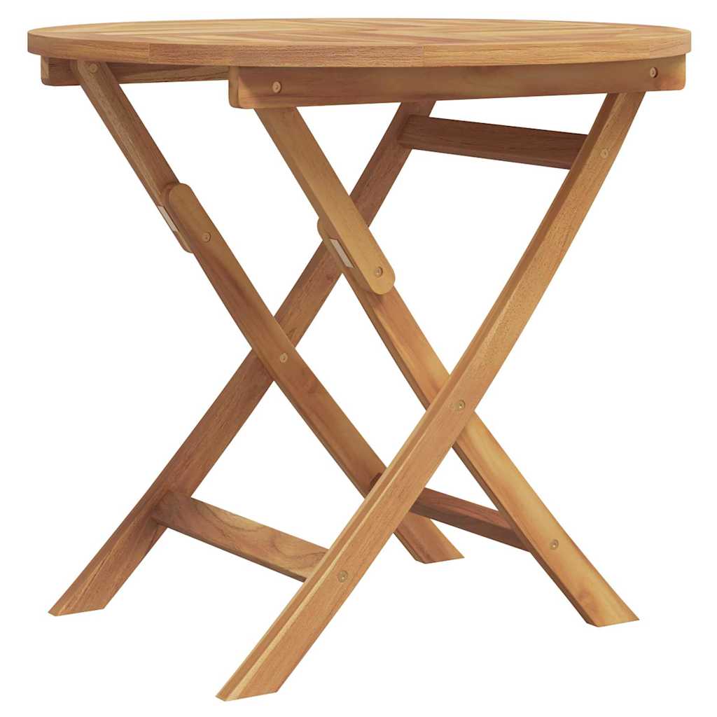 Garden Dining Set 2 pcs Brown Solid teak wood
