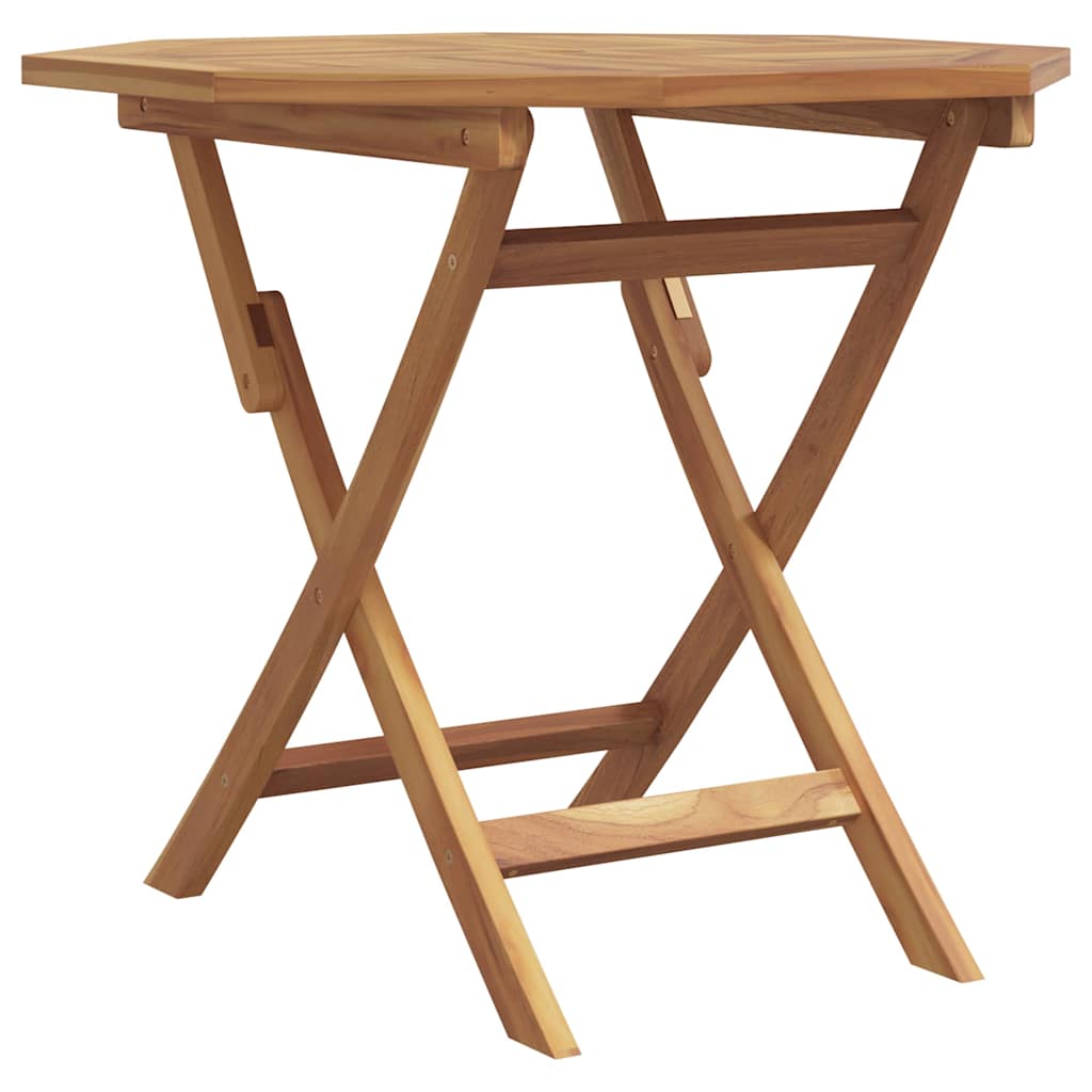 Garden Dining Set 2 pcs Brown Solid teak wood