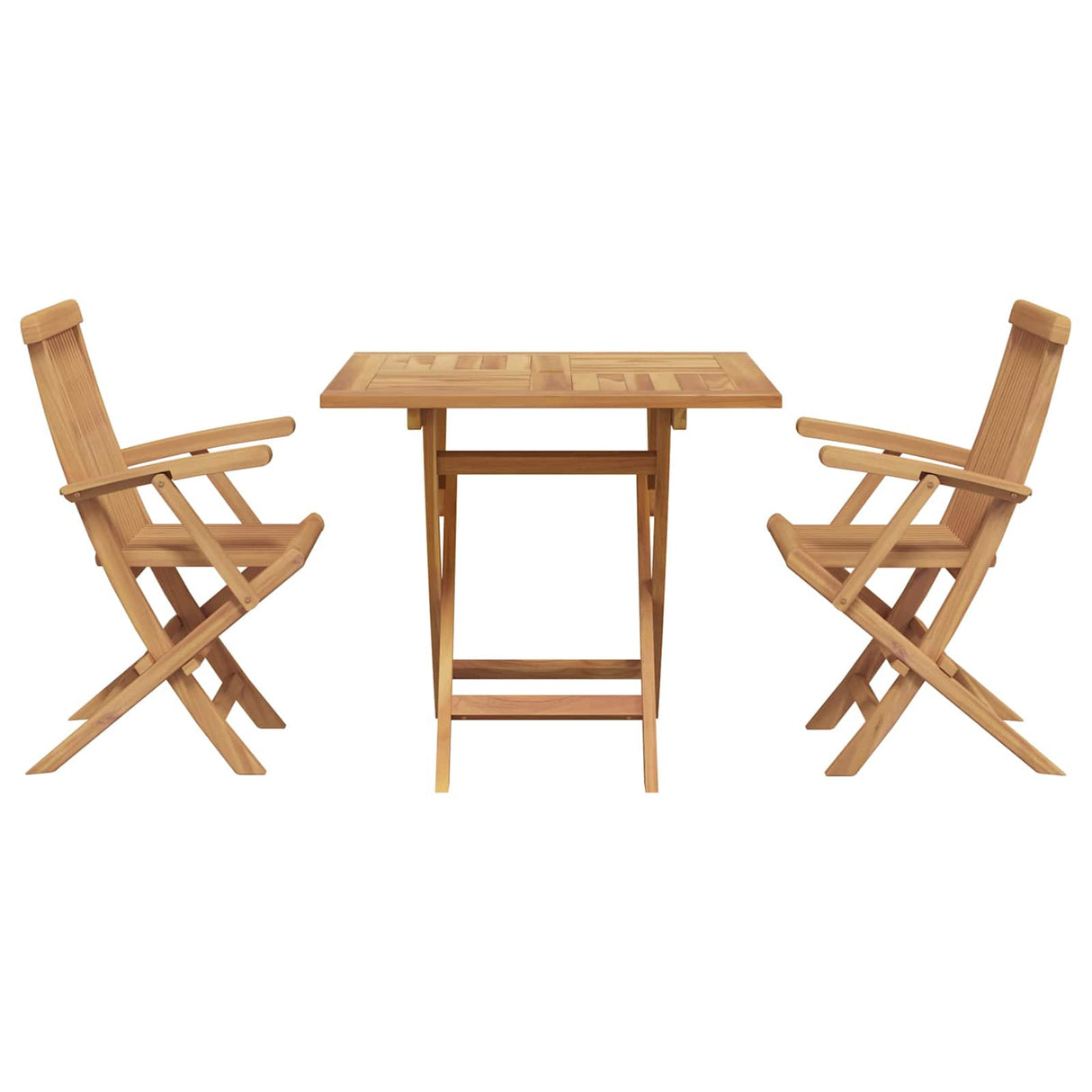 Garden Dining Set 3 pcs Brown Solid Acacia Wood