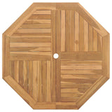 Garden Dining Set Folding 5 pcs Brown Solid Teak wood