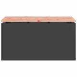 Garden Bench Black 80 x 40 x43 cm Steel