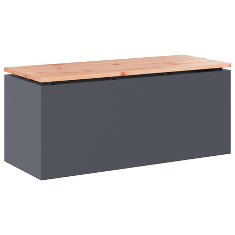 Garden Bench Anthracite 100 x 40 x 43 cm Steel